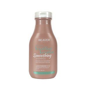 Шампунь з кератином для еластичності волосся - Brazilian Keratin Smoothing Shampoo Beaver 350ml B9350 фото