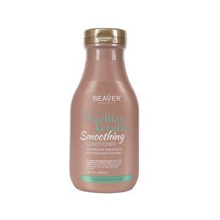 Кондиціонер з кератином для еластичності волосся - Brazilian Keratin Smoothing Conditioner Beaver 350ml B11350 фото