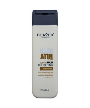 Кондиціонер з кератином для густоти і потовщення волосся Beaver Professional Keratin System Conditioner 200ml B15201 фото