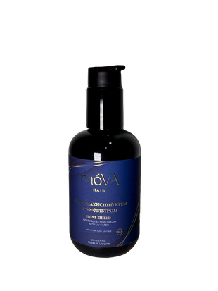 moVA hair  Термозахисний крем з УФ-фільтром  Heat Protection Cream with UV Filter Shine Shield MH04 фото