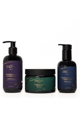 moVA hair Home Gloss Therapy набір для холодного відновлення волосся MH007 фото