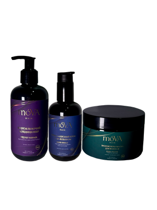 moVA hair Home Gloss Therapy набір для холодного відновлення волосся MH007 фото