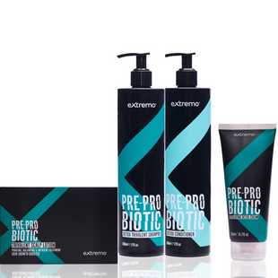 Комплексний набір для жирного волосся та проти лупи Extremo Pre-Pro Biotic EX226228 фото
