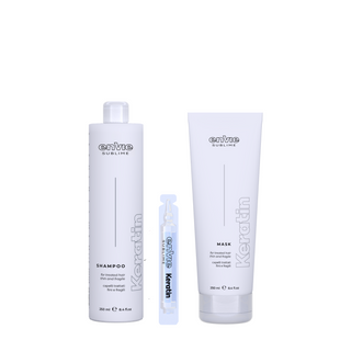 Набір для пошкодженого волосся з кератином ENVIE Sublime KERATIN + Ампулa для пошкодженого волосся Envie Keratin EN4552501 фото