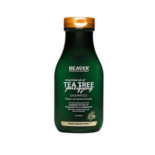 Шампунь для жирного волосся з олією Чайного дерева - Essential Oil of Tea Tree Shampoo Beaver 350ml B7350 фото